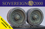 S2KA023 - Centurion wheel set with distressed tyres